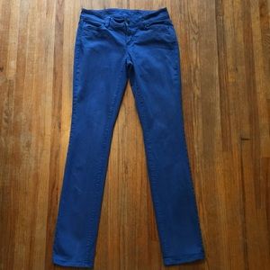 Ann Taylor Blue Skinny Jeans